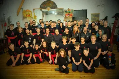 image of the school students gathering together